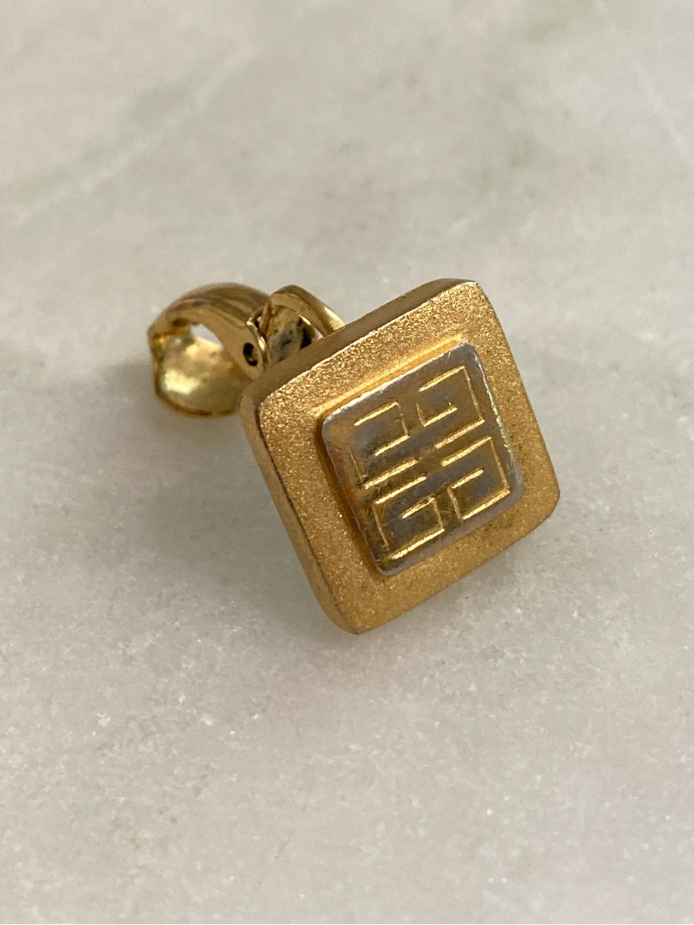 Vintage Givenchy Earring Charm Necklace Repurposed - Picture 5 of 6
